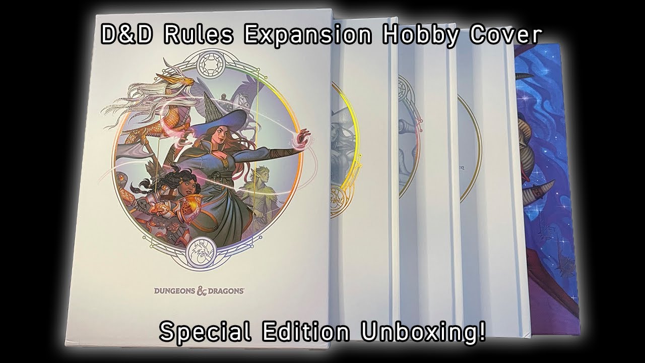 Dungeons And Dragons Rules Expansion Gift Set Hobbyist Cover Unboxing! [4K]  - Youtube