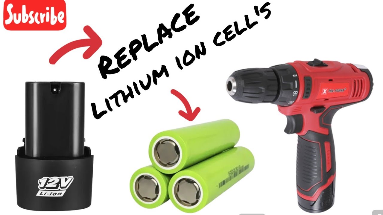 Restore 12v cordless drill machine and battery at home 