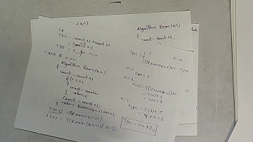 Time complexity of looping structure and recursive function or algorithms