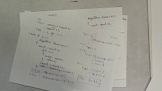 Time complexity of looping structure and recursive function or algorithms