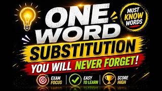 Top One Word Substitution | Important Class - 2 | English Class | HP Studies #onewordsubstitution