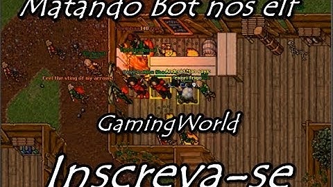 Tibia matando bot em elf yalahar - Lucro no loot