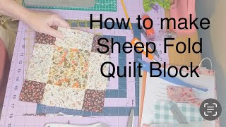 How to Sew a Sheep Fold Quilt Block