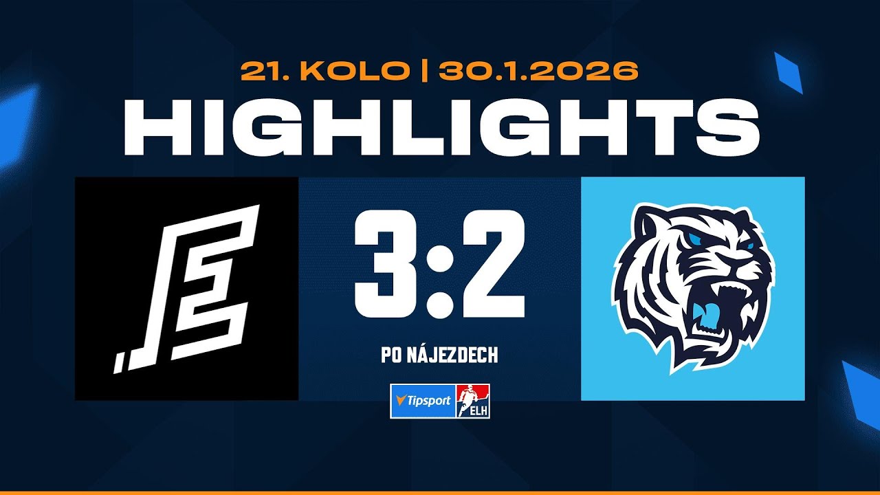 Highlights | HC Energie Karlovy Vary vs. Bílí Tygři Liberec 3:2sn | 30.01.2026