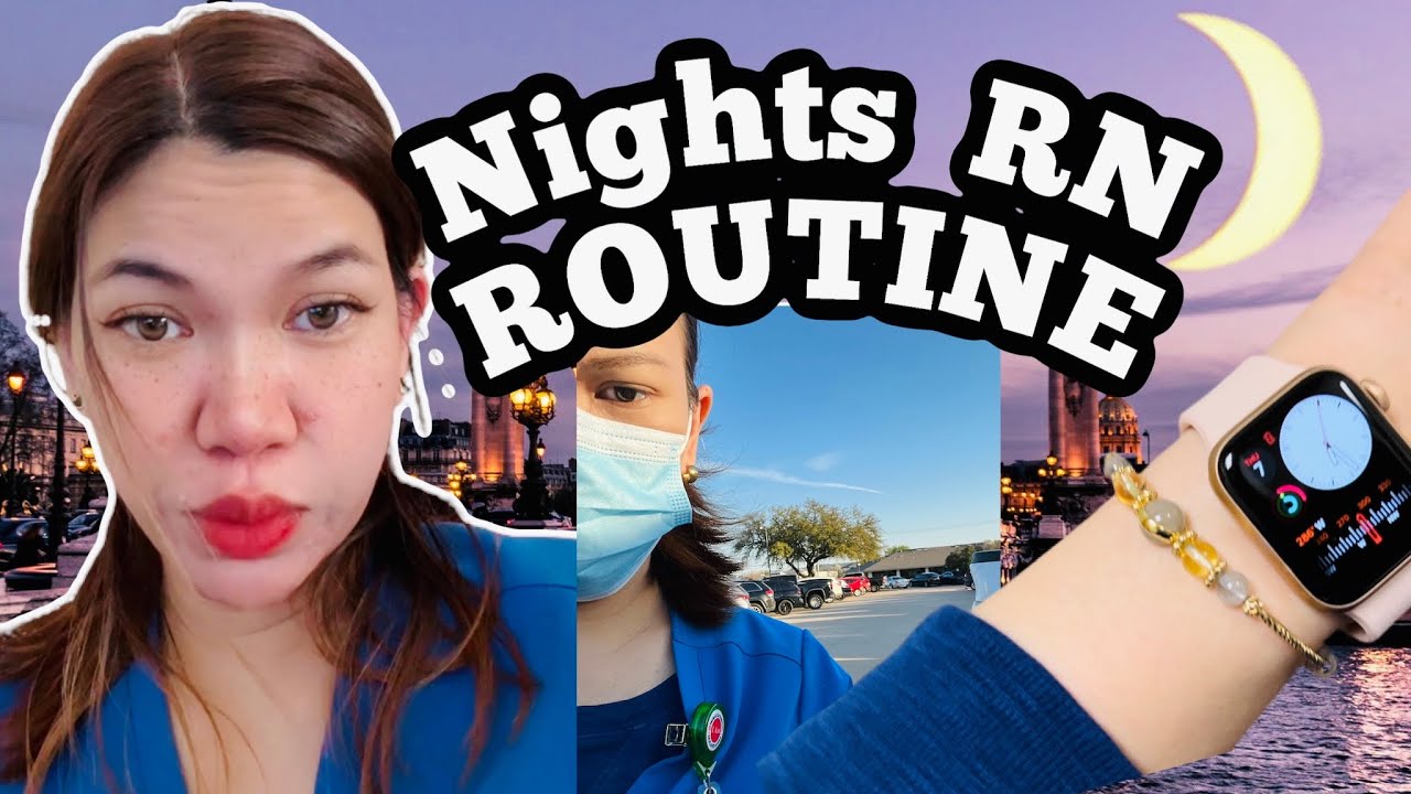 MY ROUTINE AS A NIGHT SHIFT NURSE/MED SURG TELE (FILIPINO RN USA