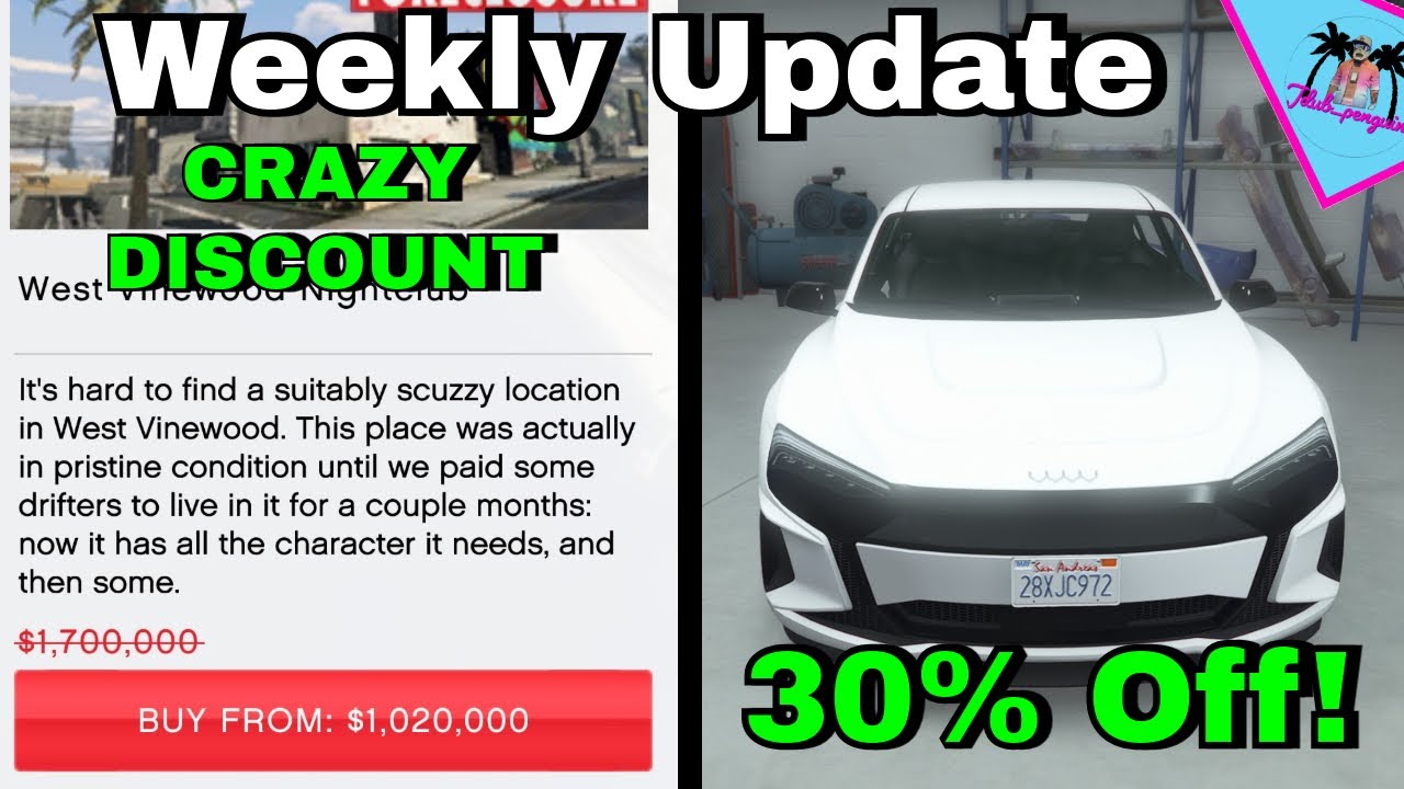 40% OFF NIGHTCLUB! And Crazy Discounts! GTA Online 