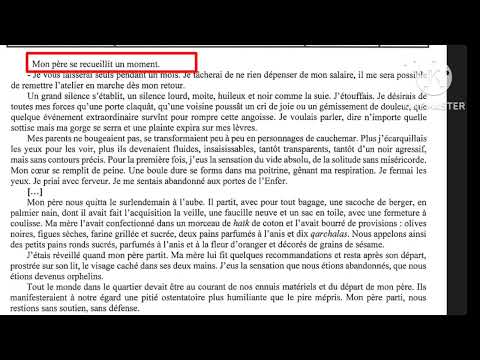 1bac la boîte à merveilles correction de lexamen régional تصحيح الإمتحان الجهوي الأولى باكالوريا