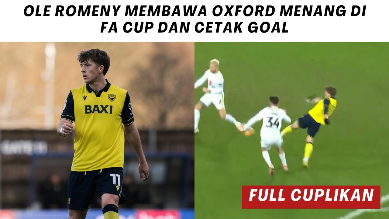 Ole Romeny mencetak gol dalam adu penalti dan membawa oxford ke putaran selanjutnya dalam FA CUP