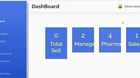 Dbms Mini project on Pharmacy management system using php and MySQL with source code free