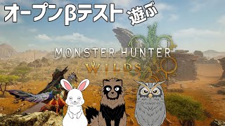 【モンスターハンターワイルズβテスト】新作モンハンを体験しよう！！【毛玉屋】