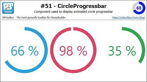 PBToolbox Powerbuilder CircleProgressbar (#51)