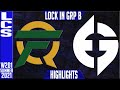 FLY vs EG Highlights | LCS Spring 2021 W2D1 Group B Lock In | FlyQuest vs Evil Geniuses