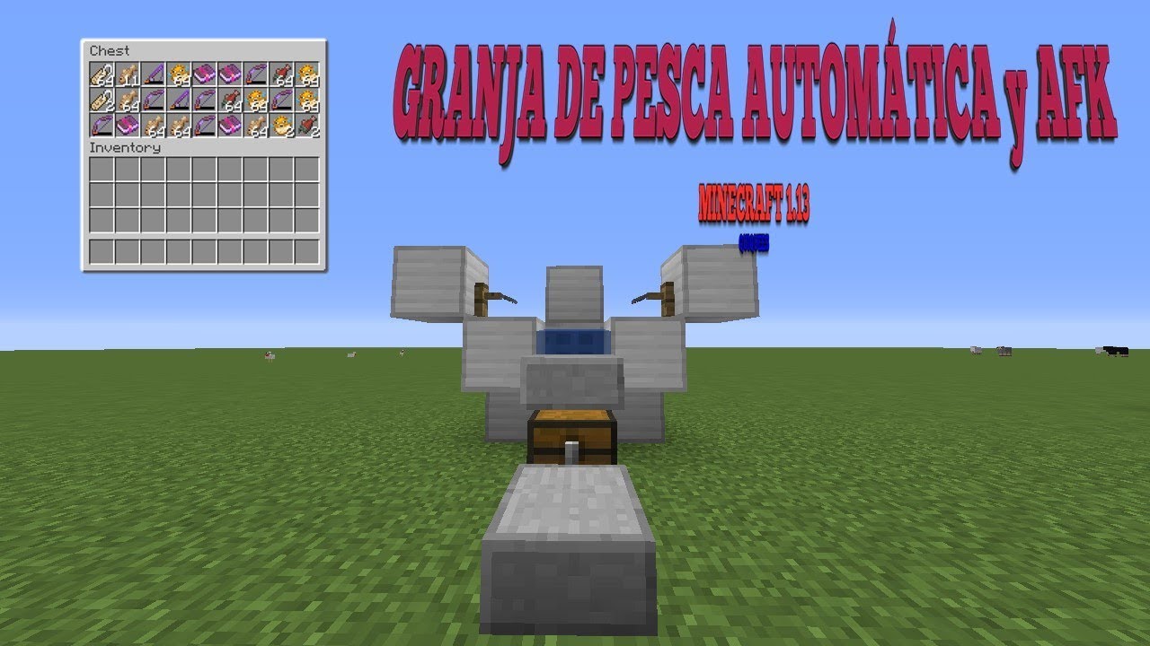 Como Hacer Una Granja De Pesca En Minecraft