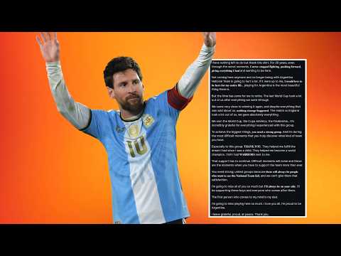 “ASANTE MASHUJAA” MESSI ATOA UJUMBE MZITO, BAADA YA KUAGWA ARGENTINA
