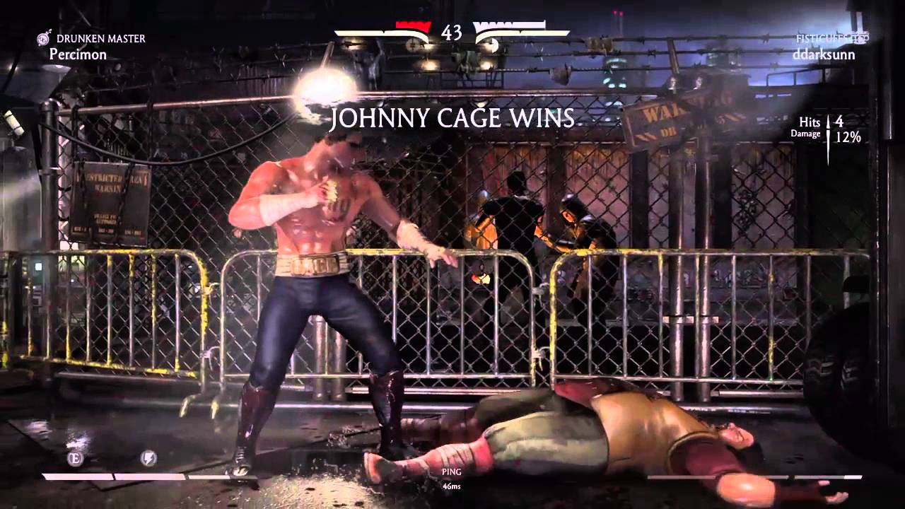 MK XL Bo'Rai Cho Drunken Master vs Johnny Cage