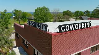 Beach Walk Office Suites - Lake Conroe Flyover