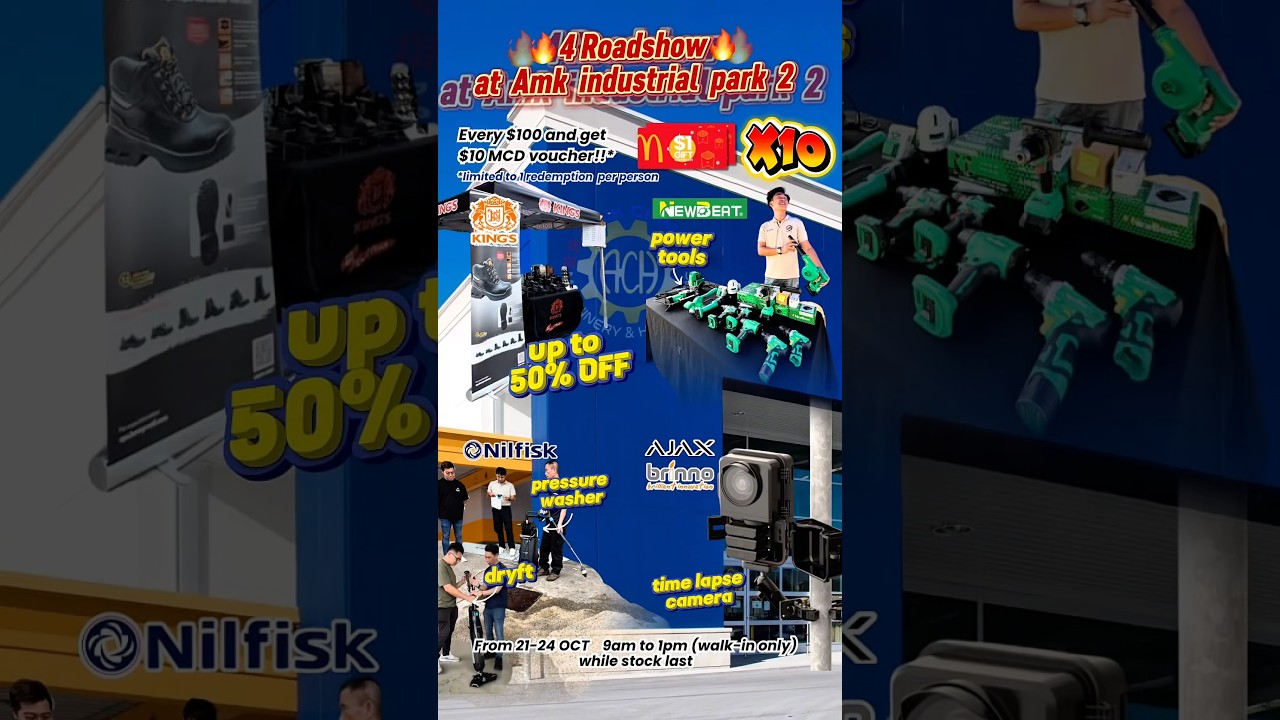 🎉 4 Brands. 4 Days. 1 Crazy Deal!Spend $100 = Get a $10 McD Voucher 