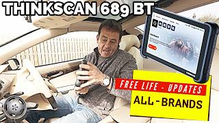 THINKCAR - THINKSCAN 689BT Lifetime Diagnostics All Vehicles, No Subscription
