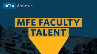UCLA Anderson Financial Engineering Faculty Make a Lasting Difference