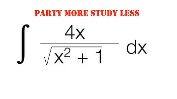 Integration: Substitution ( u substitution) Example 1