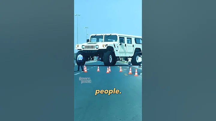 Dubai Sheikh drives the BIGGEST HUMMER you've EVER SEEN 👀