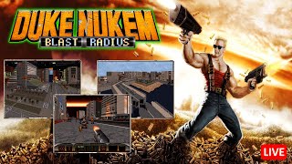 DUKE NUKEM 3D: BLAST RADIUS - Level 13 (User Map/Total Conversion Lets Play Live)