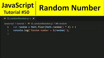 JavaScript Tutorial 50 - Generate Random Number in JavaScript | Programming For Beginners