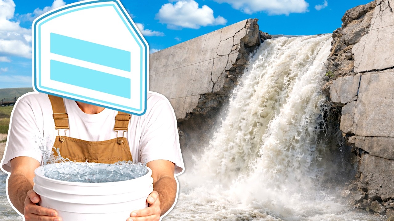 Stopping a FLOOD from a Broken Dam! (DrainSim)