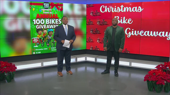 Annual Christmas bike giveaway marks 10 years