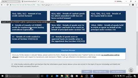 LIVE GST TRAN 1 DEMO