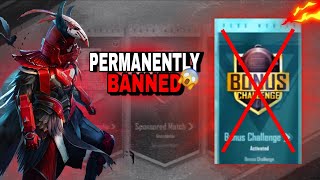 Bonus Challenge Permanently Banned😱 #bonuschallenge #pubgmobile  screenshot 5