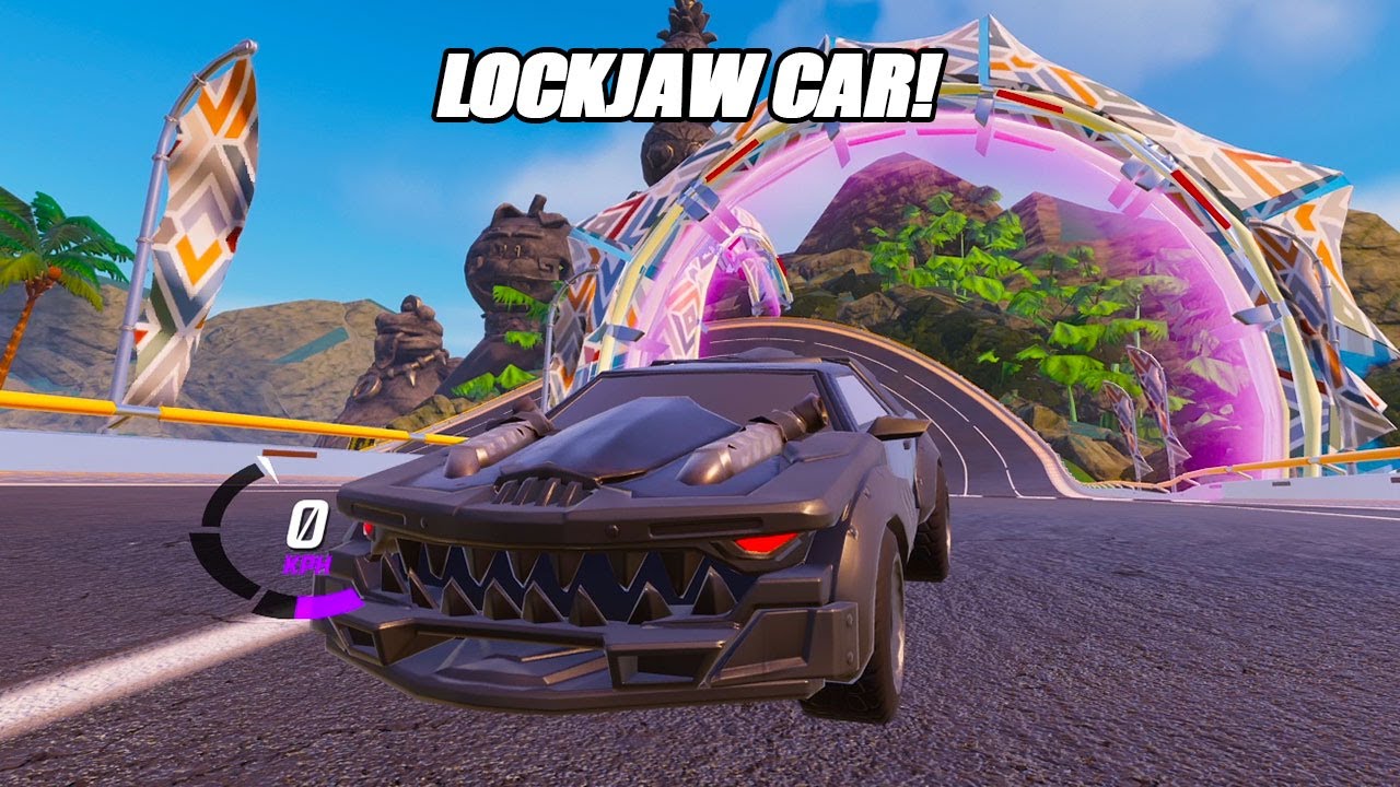 The *NEW* Lockjaw Car In Rocket Racing!! - Rocket Racing Gameplay - YouTube