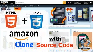 Amazon Website Clone using HTML and CSS |HTML and CSS Projects For Beginners | #amazon #html #css