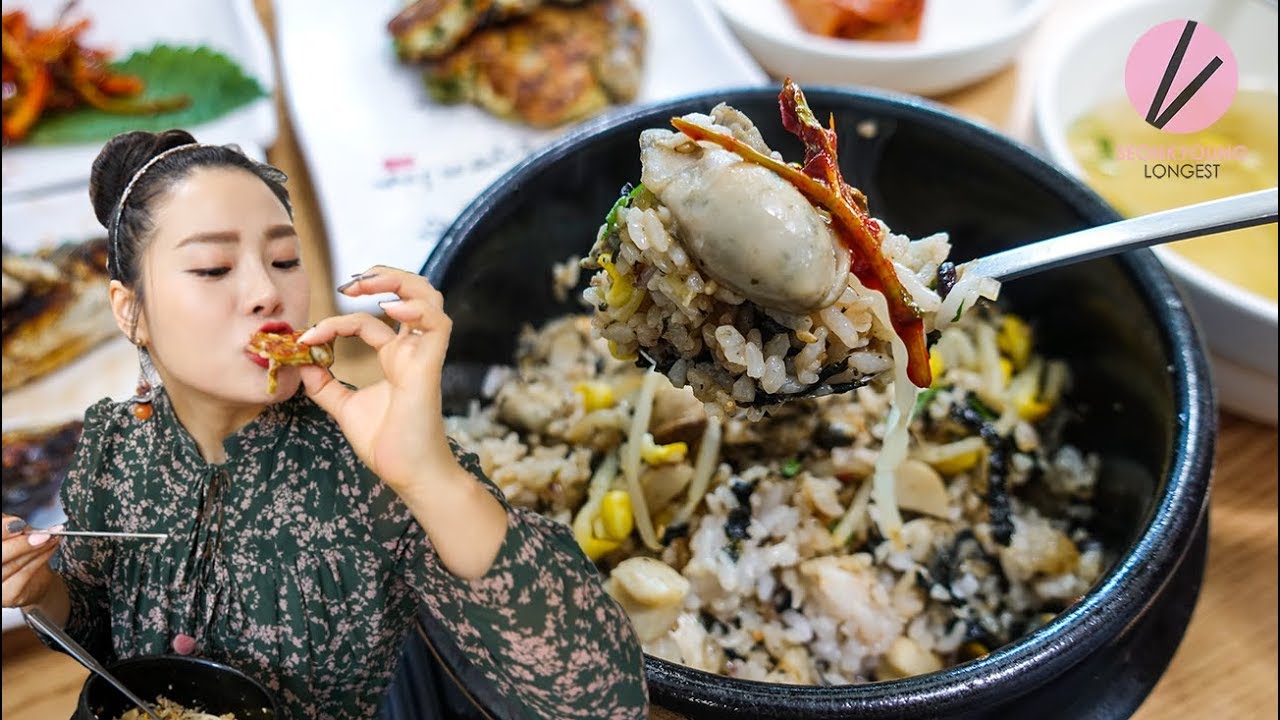 Authentic Oyster Bibimbap!! | Seonkyoung Longest