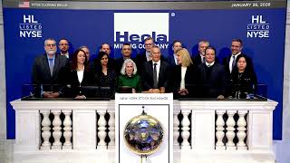 Hecla Mining Company (NYSE: HL) Rings The Closing Bell®