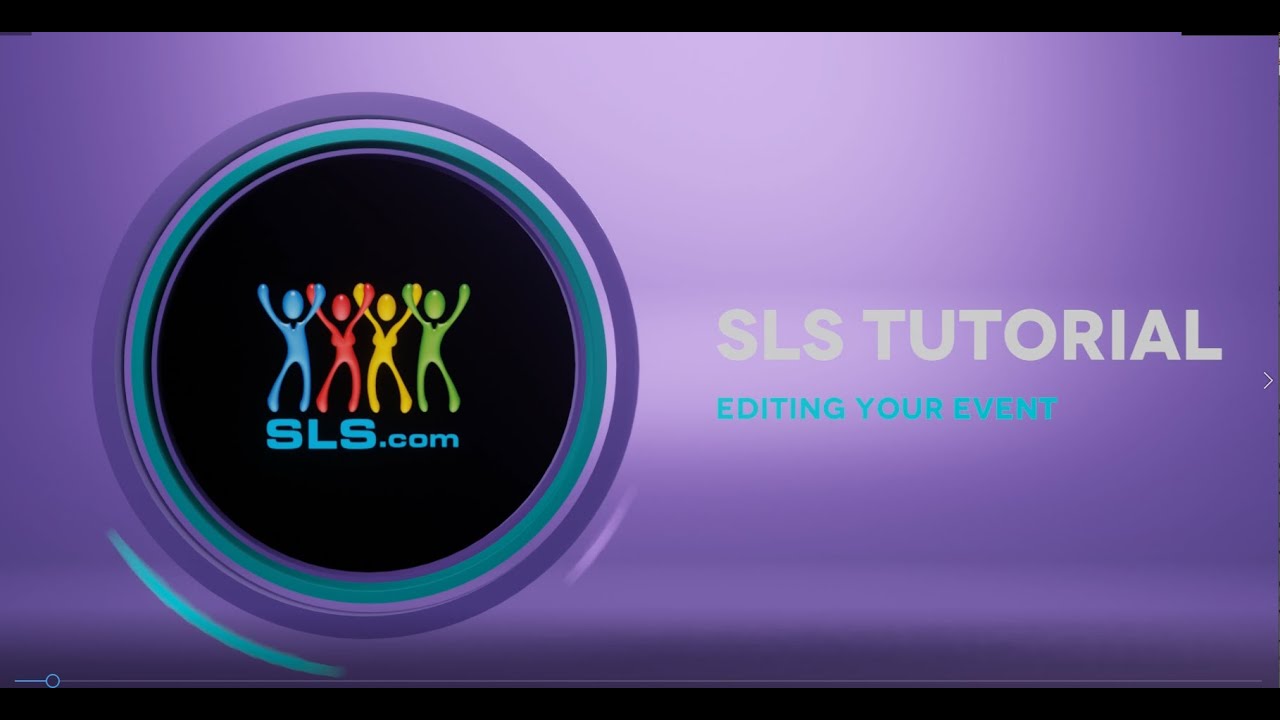 How Edit your SLS Event - YouTube