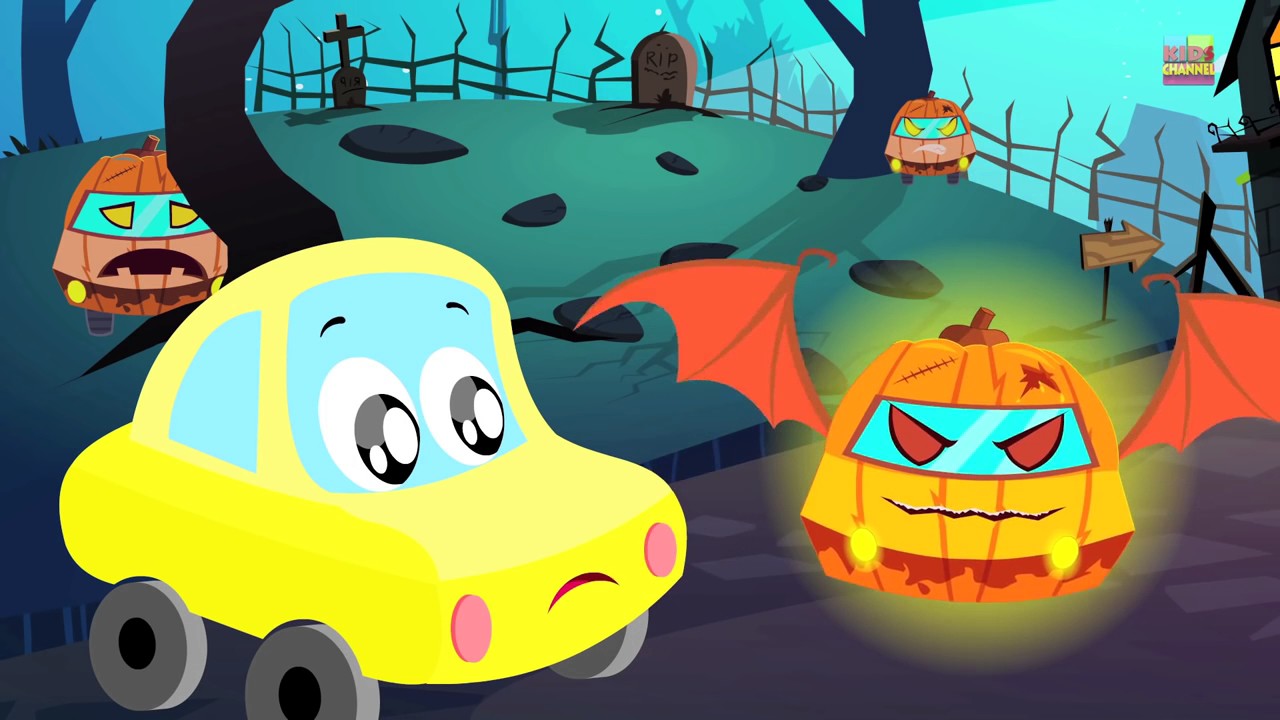 Little Red Car | stories of the dark | car songs and rhymes for kids