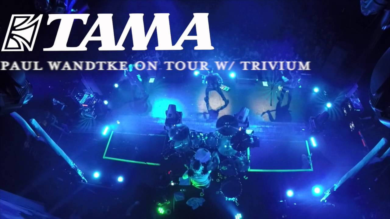 Tama artist/Trivium's Paul Wandtke talks about his UK rental kit