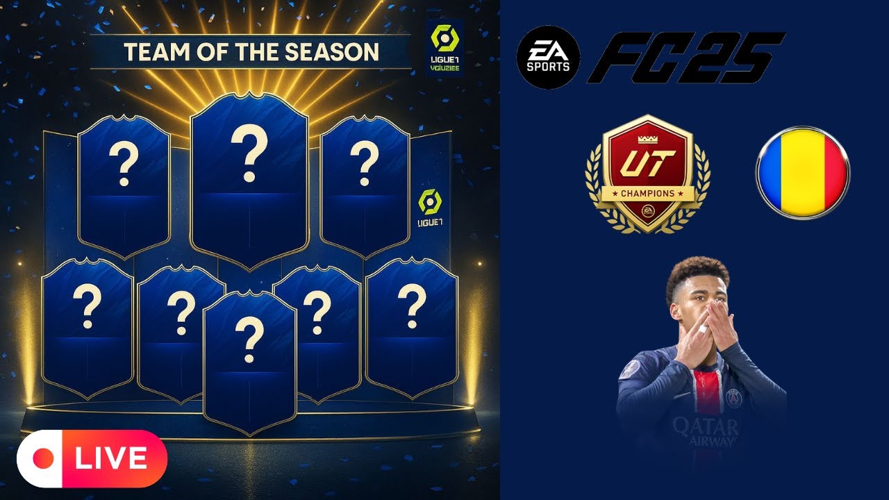 🔴LIVE EAFC25 RO RTG🔴CARTONAS DE 8 MIL IN REWARDS🤩LIGUE1 TOTS VINERI! PASTE FERICIT🐰