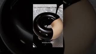 Black tar on soft cushion !| Oddly satisfying video #shorts screenshot 2