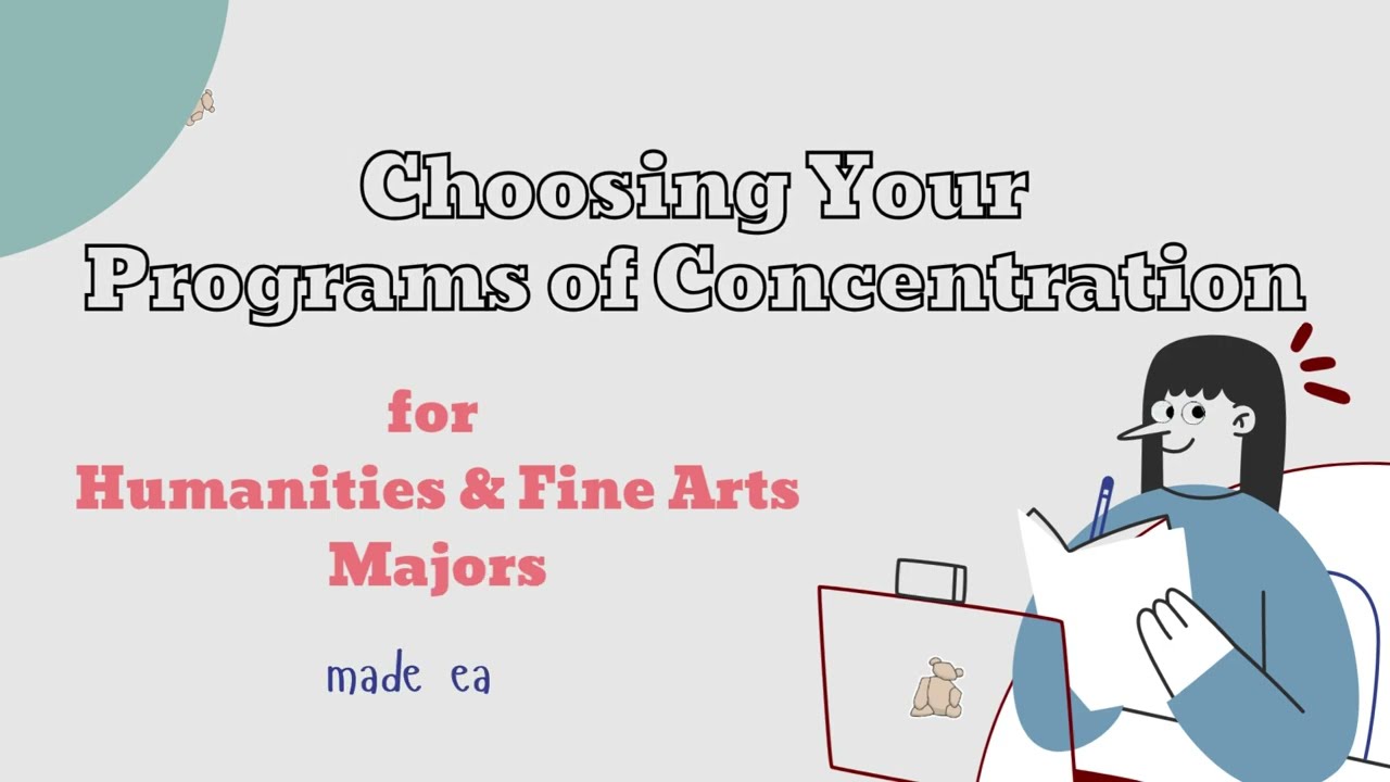 Choosing Your PofCs: Humanities and Fine Arts Majors