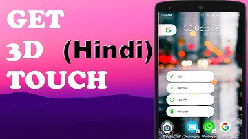 (Hindi)Get 3d Touch of Android N on any Android