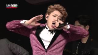 Block B (블락비) - Very Good (Rough Ver.) & JACKPOT @ 2014 MAMA Red Carpet HD