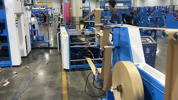 High Speed A400 Square Bottom Paper Bag Making Machine 12pcs More Servo Control