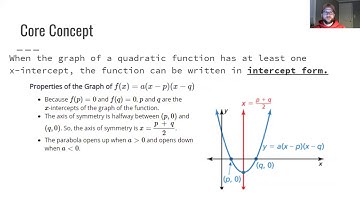2.2 Characteristics of Quadratic Functions