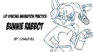 Lip Sync Practice Animation - Bunnie Rabbot
