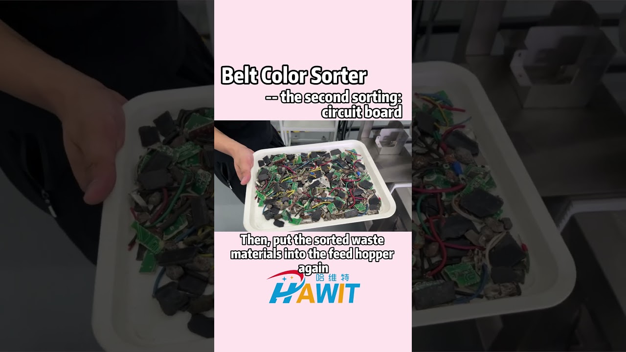 Belt Color Sorter: Sorting Various Waste Metal Materials with Precision!