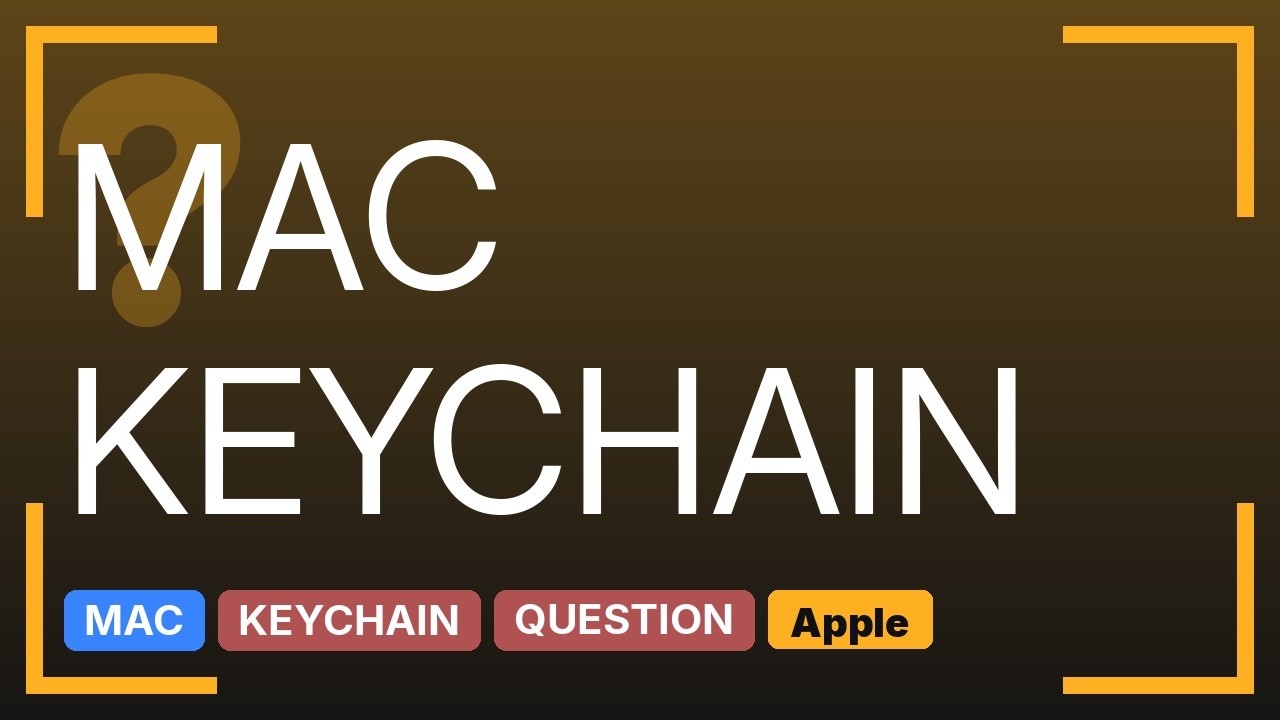 Apple: Accidentally denied access to keychain for a program I need (Mac ...