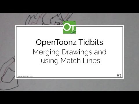 OpenToonz Tidbits #1: Merging Drawings and using Match Lines