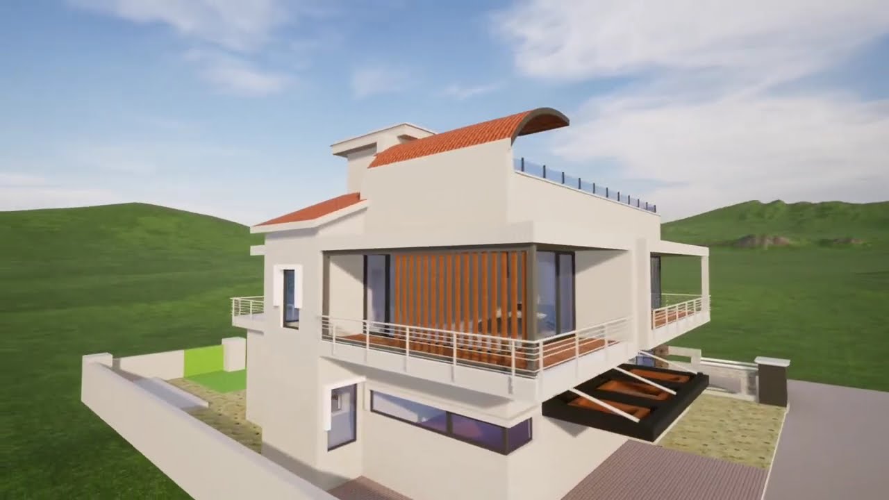 Recorrido por casa con roof garden